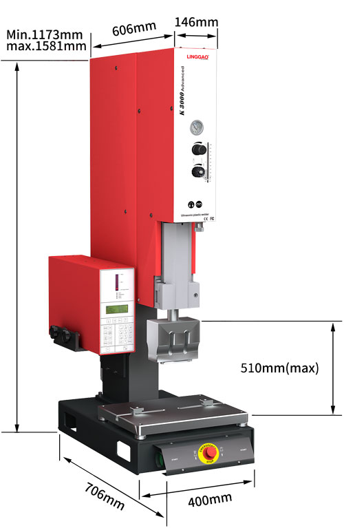 靈高超聲波塑料焊接機 20kHz 2000/3000W K3000 Advanced 靈高超聲波塑料焊接機 20kHz 2000/3000W K3000 Advanced